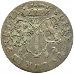 Niemcy, Prusy, Fryderyk Wilhelm, szóstak 1682 HS, Królewiec