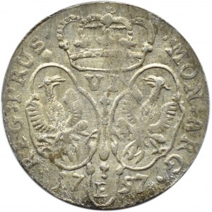 Niemcy, Prusy, Fryderyk II Wielki, szóstak 1757 E, Królewiec