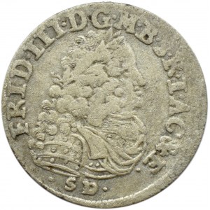 Niemcy, Prusy, Fryderyk III, szóstak 1699 SD, Królewiec