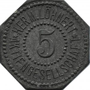 Bromberg/Bydgoszcz, Herman Löhnert - Fabryka Maszyn S.A., 5 pfennig bez daty