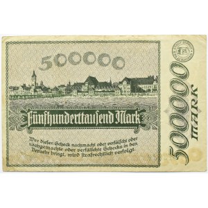 Zoppot/Sopot, 500 000 marek 1923, rzadki