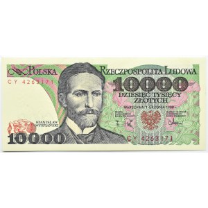 Polska, PRL, 10000 złotych 1988, seria CY, Warszawa, UNC