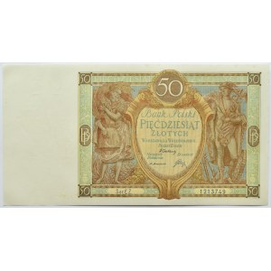 Polska, II RP, 50 złotych 1929, seria EZ, UNC-