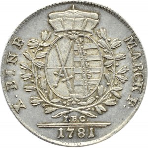Niemcy, Saksonia, Fryderyk August III, talar 1781 I.E.C., Drezno