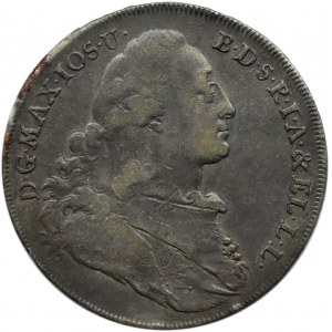 Niemcy, Bawaria, Maksymilian Józef, talar 1772, Monachium