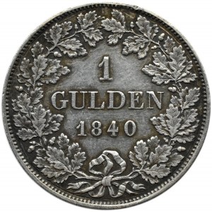 Niemcy, Bawaria, Ludwik I, gulden 1840, Monachium
