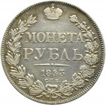 Rosja, Mikołaj I, 1 rubel 1843 A Cz, Petersburg