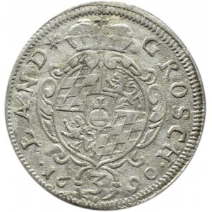 Niemcy, Bawaria, Maksymilian II Emanuel, 3 krajcary 1690, Monachium