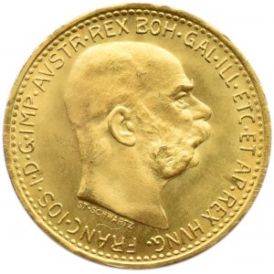 Austro-Węgry, Franciszek Józef I, 10 koron 1912, Wiedeń, UNC (+)