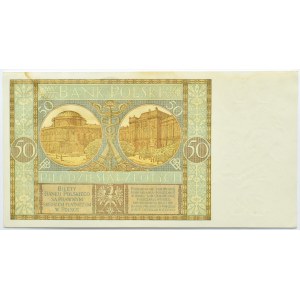 Polska, II RP, 50 złotych 1929, seria ES, Warszawa
