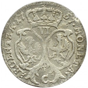 Niemcy, Prusy, Fryderyk II Wielki, szóstak 1757 C, Cleve