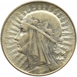 Polska, II RP, Głowa kobiety, 5 złotych 1933, Warszawa