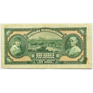 Czechosłowacja, 100 koron 1920, seria F, Praga, rzadki!