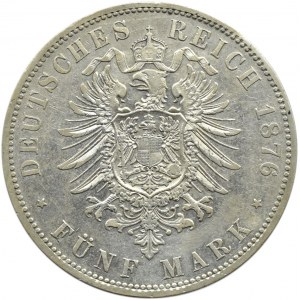 Niemcy, Prusy, Wilhelm I, 5 marek 1876 A, Berlin