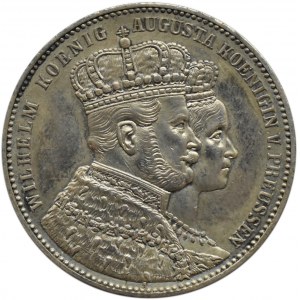 Niemcy, Prusy, Wilhelm i Augusta, Talar koronacyjny 1861 A, Berlin