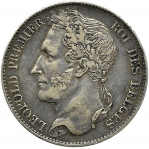 Belgia, Leopold I, 5 franków 1849, Bruksela