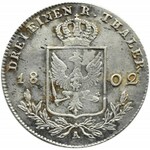 Niemcy, Prusy, Fryderyk Wilhelm III, 1/3 talara 1802 A, Berlin