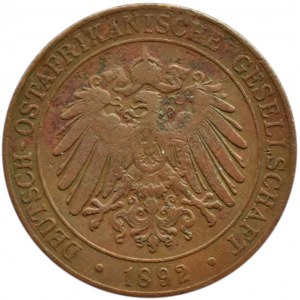 Niemiecka Afryka Wschodnia, 1 pesa 1892, Berlin