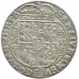 Zygmunt III Waza, ort 1623, Bydgoszcz, PRVM* - rozety przy ślimakach