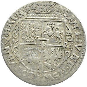Zygmunt III Waza, ort 1621, Bydgoszcz, PRVM - rozety przy ślimakach