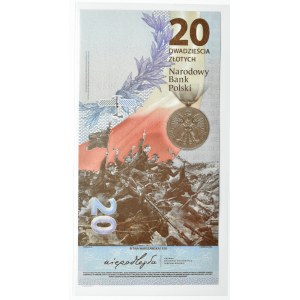 Polska, 100-lecie Bitwy Warszawskiej, 20 złotych 2020, Warszawa, UNC