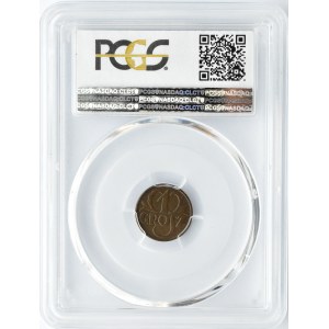 Polska, II RP, 1 grosz 1931, Warszawa, PCGS MS64 BN
