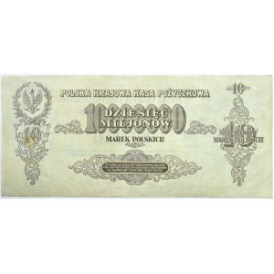 Polska, II RP, 10 milionów marek 1923, seria BI, bardzo rzadkie