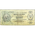 Polska, II RP, 10 milionów marek 1923, seria BI, bardzo rzadkie