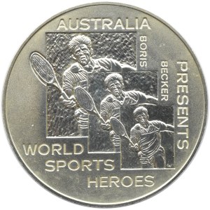 Australia, Borys Becker, medal, 1 uncja