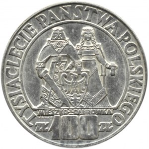 Polska, PRL, 100 złotych 1966, Mieszko i Dąbrówka
