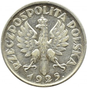 Polska, II RP, Kłosy, 1 złoty 1925, Londyn