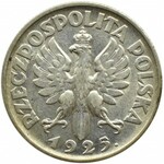 Polska, II RP, Kłosy, 1 złoty 1925, Londyn