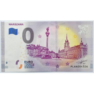 Polska, O euro 2019, Warszawa, pierwszy polski banknot z tej serii, UNC