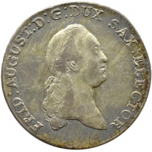 Niemcy, Saksonia, Fryderyk August II, 2/3 talara (gulden) 1778 EDC, Drezno