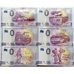 Polska, O euro 2020 - lot 9 sztuk różnych banknotów okolicznościowych