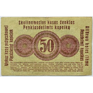 Polska/Niemcy, Poznań 50 kopiejek 1916 OST, bez serii, jasny poddruk