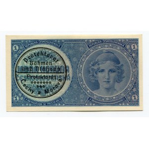 Bohemia & Moravia 1 Koruna 1939 (ND)