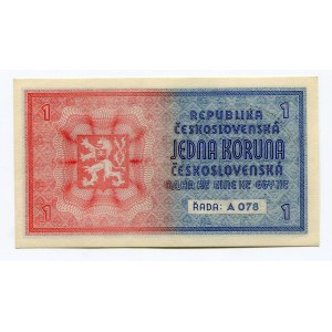 Bohemia & Moravia 1 Koruna 1939 (ND)