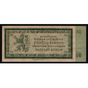 Bohemia & Moravia 50 Korun 1940 (ND) Specimen