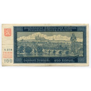 Bohemia & Moravia 100 Korun 1940 (ND)