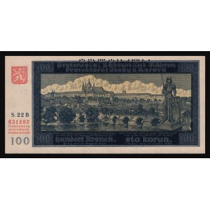 Bohemia & Moravia 100 Korun 1940 (ND) Specimen