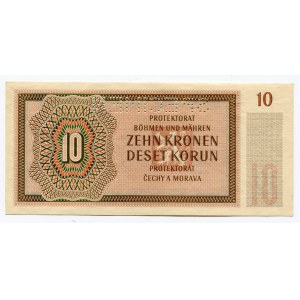 Bohemia & Moravia 10 Korun 1942 Specimen