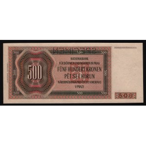 Bohemia & Moravia 500 Korun 1942 Specimen