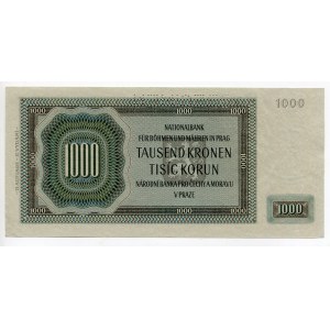 Bohemia & Moravia 1000 Korun 1942 Specimen