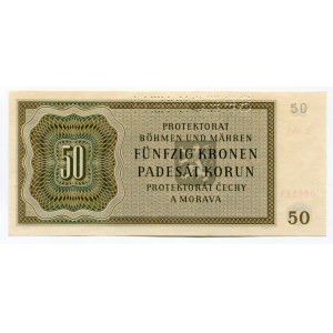 Bohemia & Moravia 50 Korun 1944 Specimen
