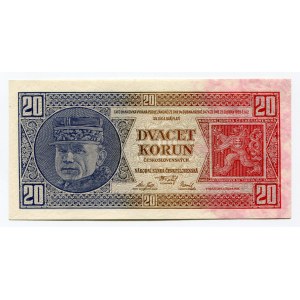 Czechoslovakia 20 Korun 1926