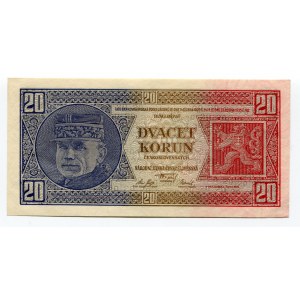 Czechoslovakia 20 Korun 1926