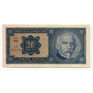 Czechoslovakia 20 Korun 1926