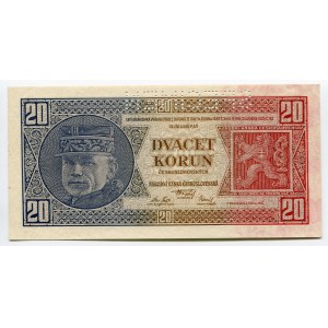 Czechoslovakia 20 Korun 1926 Specimen
