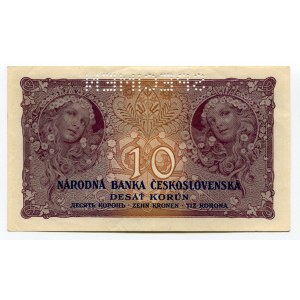 Czechoslovakia 10 Korun 1927 Specimen